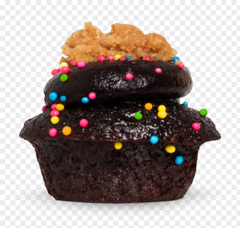 Dark Chocolate Peanut Butter Cupcakes Cupcake American Muffins Molten Cake Brownie PNG