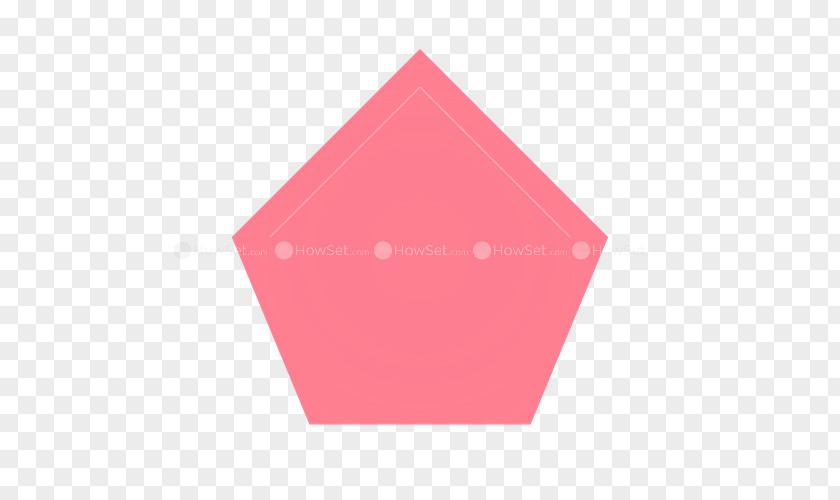 Half Fold Rectangle Pink M PNG