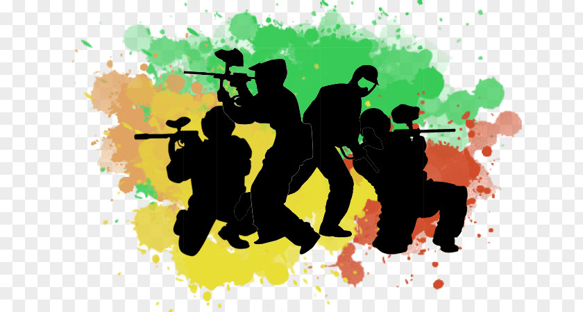 Paintball Games Shooting Sports Illustration PNG