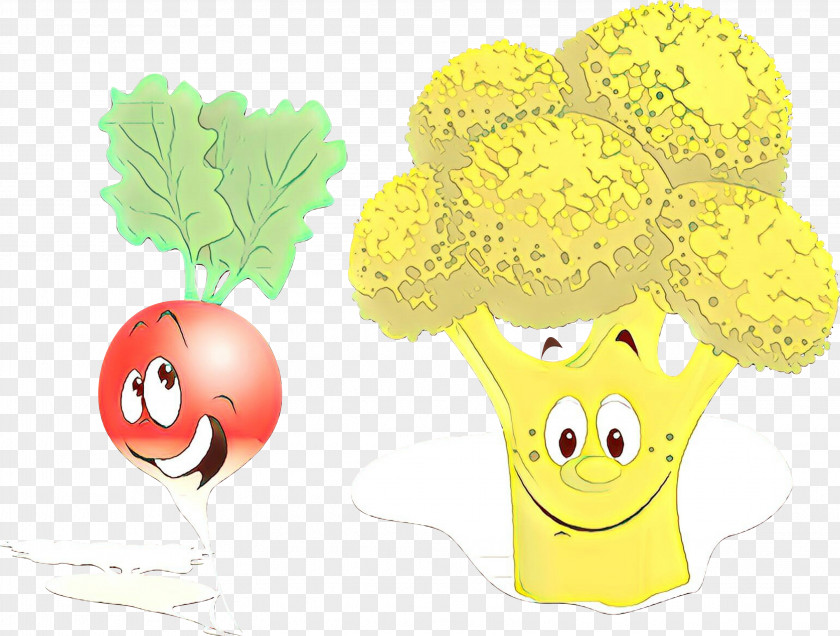 Side Dish Smile Vegetables Cartoon PNG