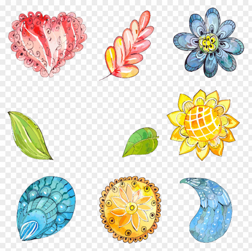 Watercolor Flowers Painting Royalty-free Illustration PNG