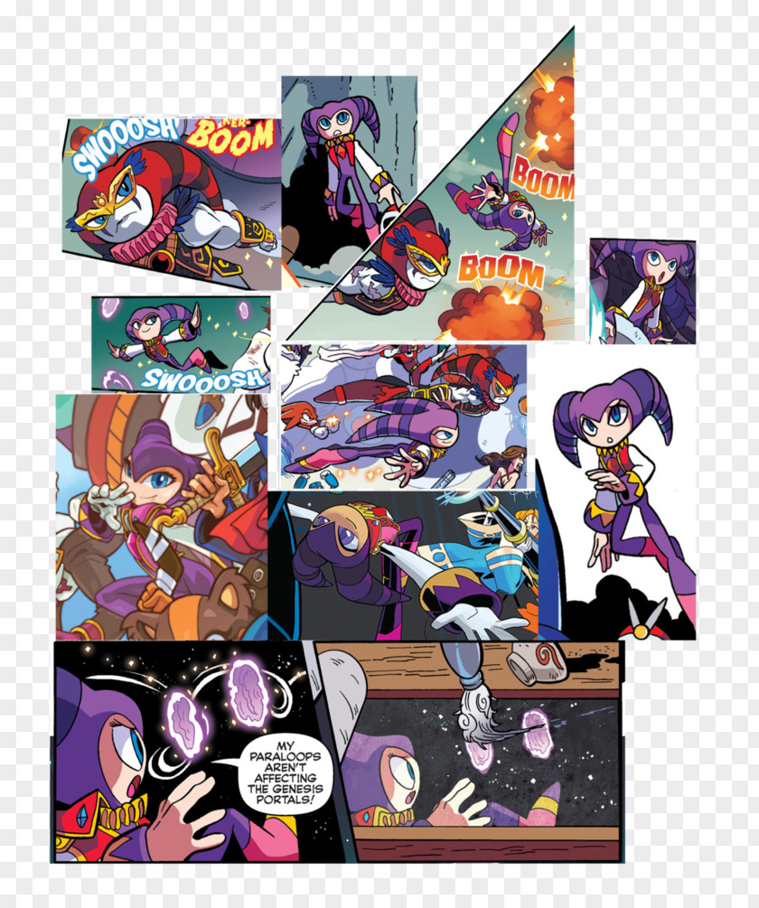 Comic Set Nights Into Dreams Journey Of Comics Book Sonic The Hedgehog PNG