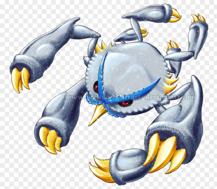 Crab Metagross Fan Art Drawing PNG