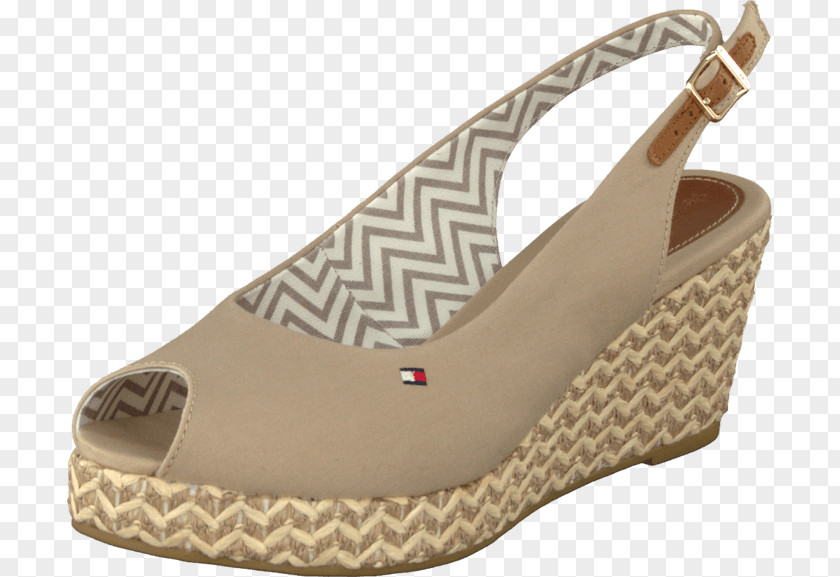 Desert Sand High-heeled Shoe Wedge Sandal Footwear PNG