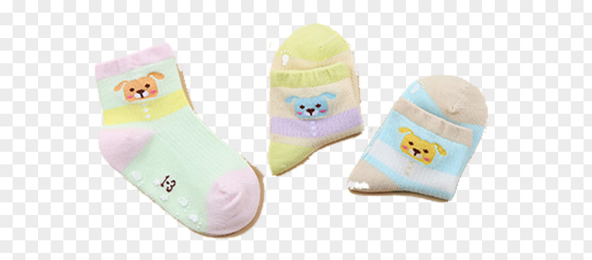 Light-colored Cartoon Pattern Socks Shoe Sock PNG