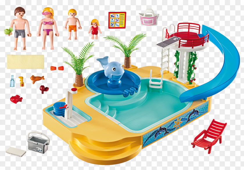 Toy Swimming Pool Playground Slide Playmobil Child PNG
