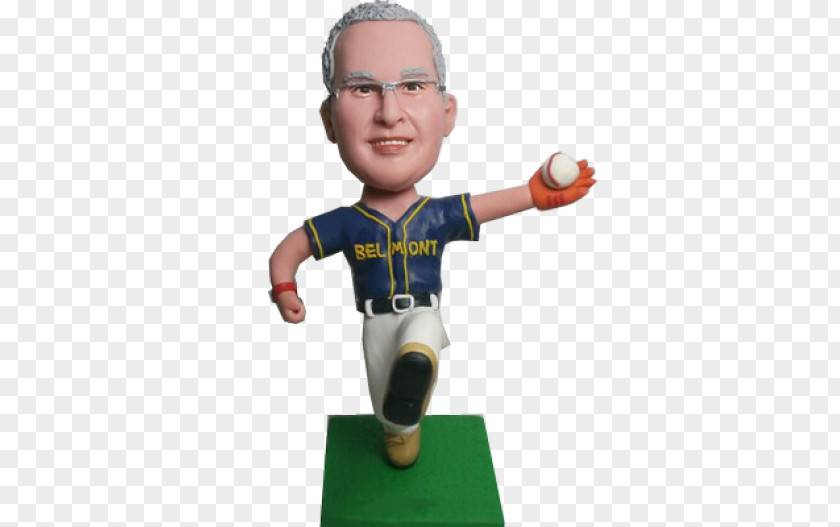 Baseball Bobblehead Figurine Doll Dashboard PNG