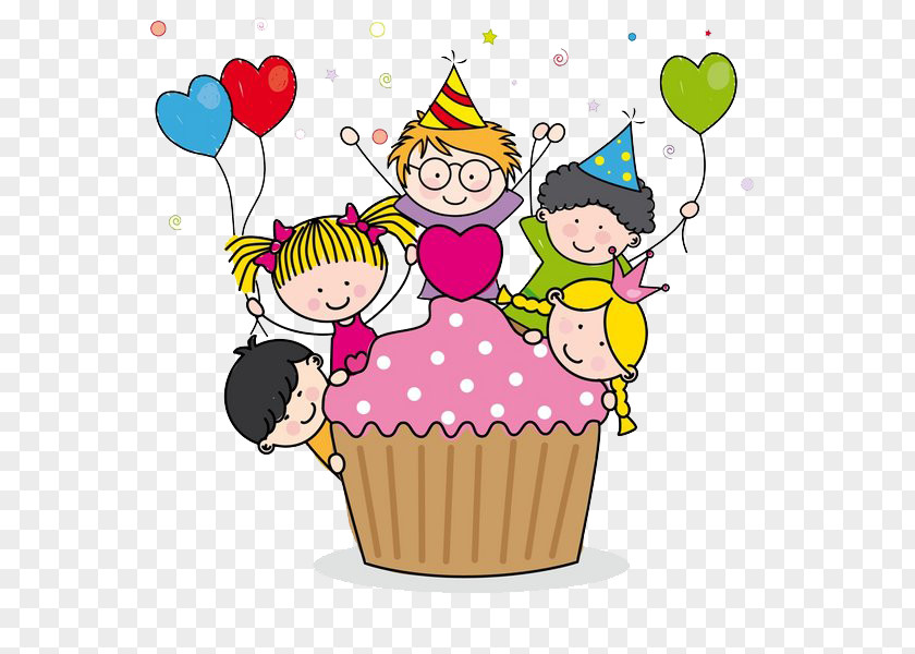 Birthday Cake Children's Party Clip Art PNG