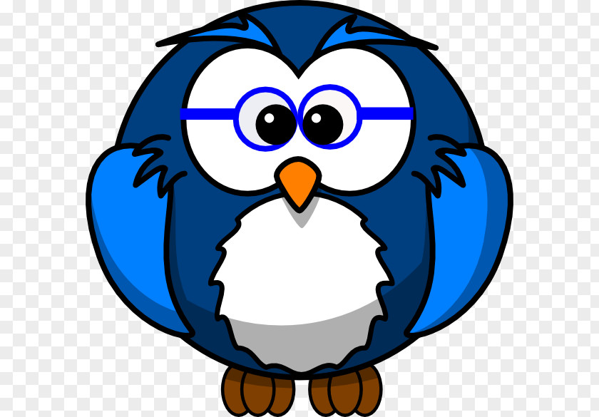 Blue Owl Cartoon Royalty-free Clip Art PNG