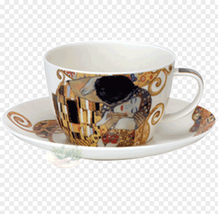 Gustav Klimt Coffee Cup Belle Époque Tea Mug PNG