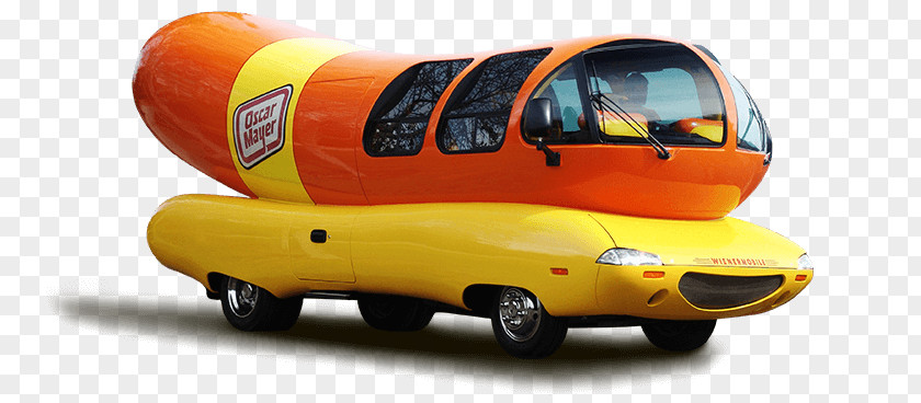 Juice Billboard Hot Dog Wienermobile Oscar Mayer Vehicle PNG