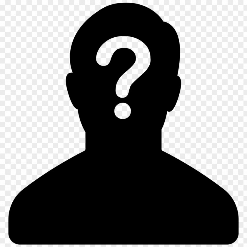 Mysterious Woman Question Mark Clip Art PNG