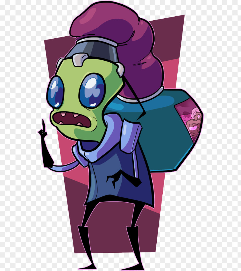 Style Fictional Character Zim Gaz Tallest Red Irkens Drawing PNG