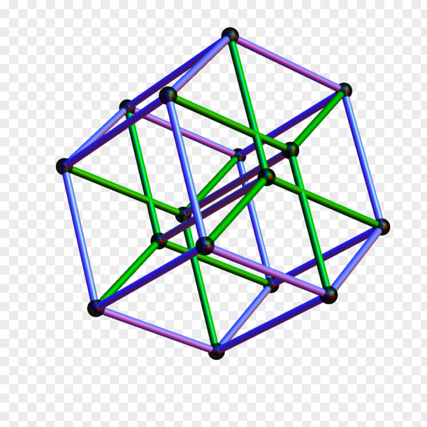 3d Three-dimensional Space Tesseract Four-dimensional Hypercube PNG