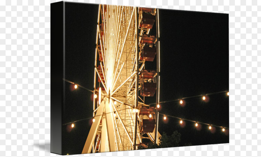 Ferris Wheel Navy Pier Gallery Wrap Canvas Tourist Attraction PNG