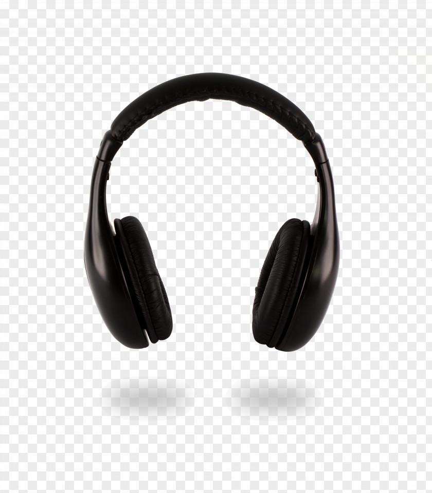 HD Black Headphones 3D Computer Graphics Icon PNG