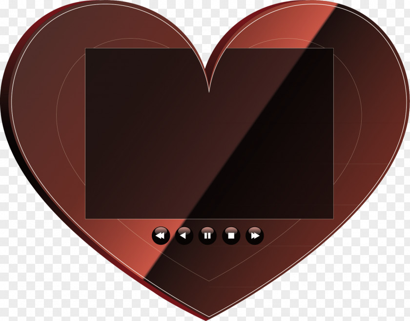 Heart-shaped Material Picture PNG