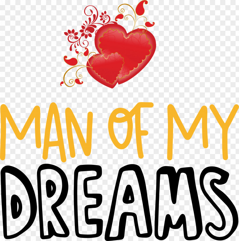 Man Of Dreams Valentines Day Quote PNG