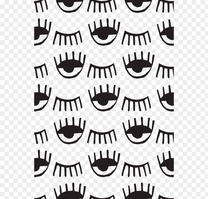 Black Eyes Eye Pattern PNG