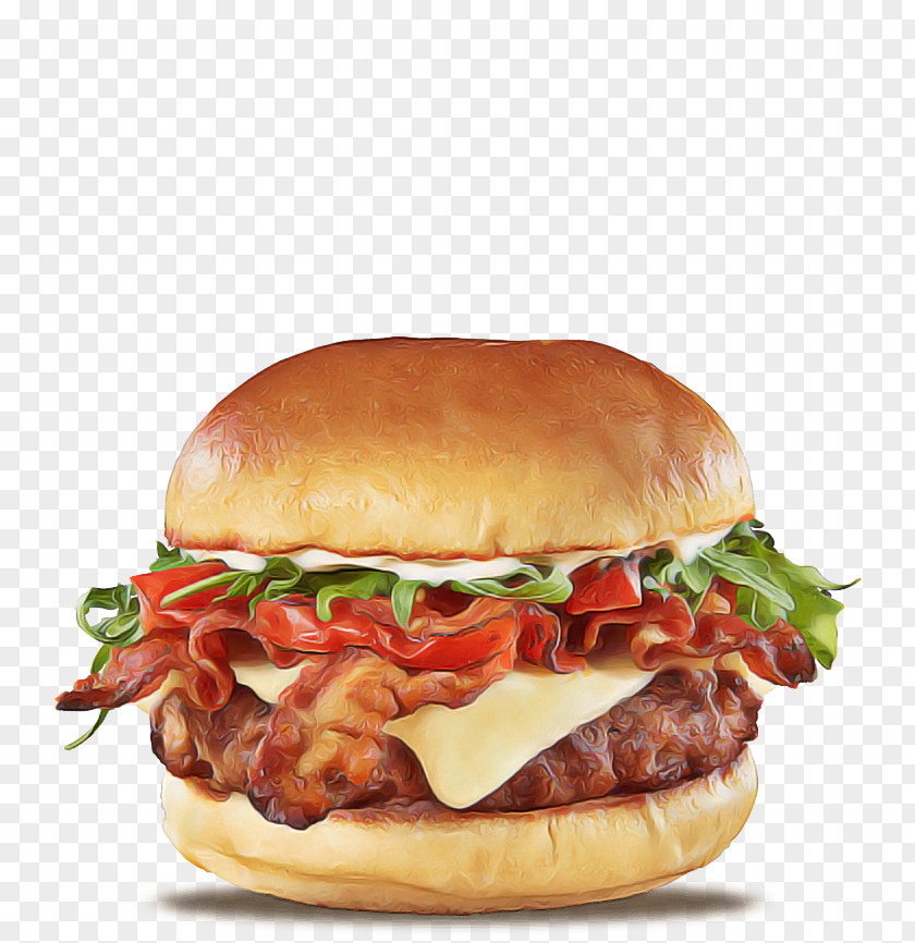 Breakfast Roll Buffalo Burger Junk Food Cartoon PNG