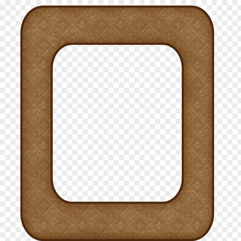 Brown Frame Rectangle Square Picture Frames PNG