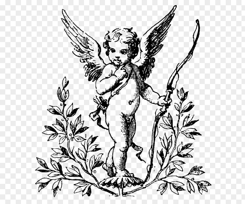 Cupid Tattoo Baby Cherub Flash PNG