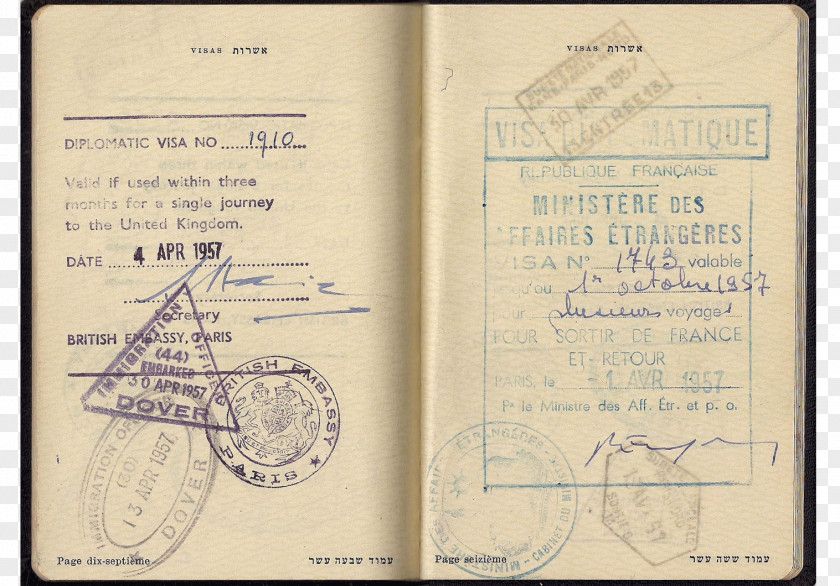 Diplomatic Passport Document PNG