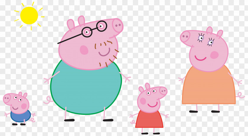 M Family Cliparts Daddy Pig Mummy Domestic Clip Art PNG