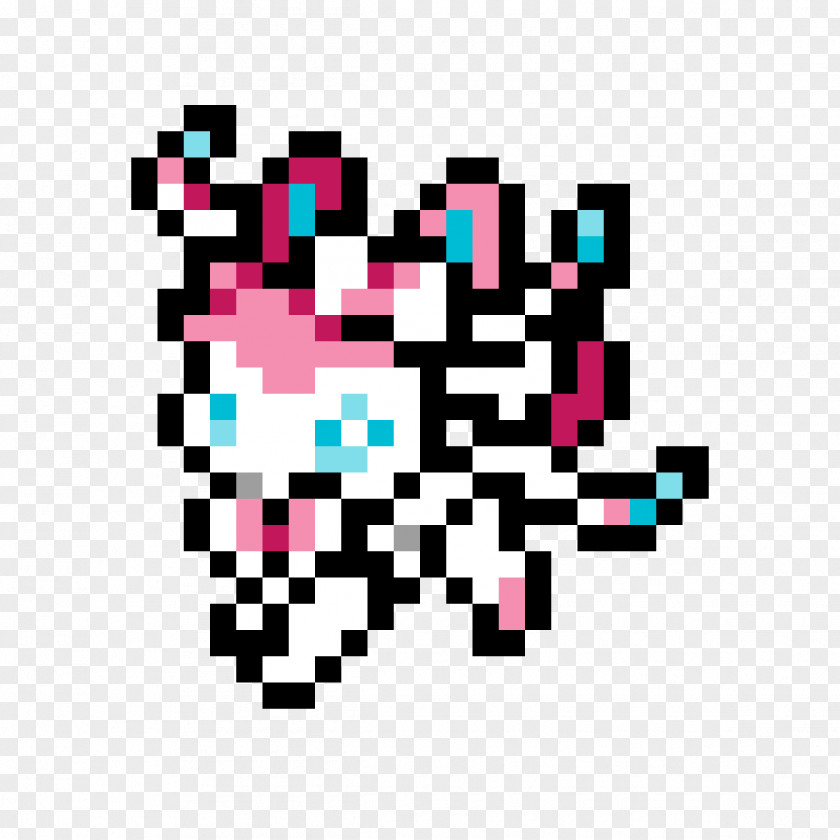 Sprite Sylveon Pixel Art Pokémon Eevee PNG