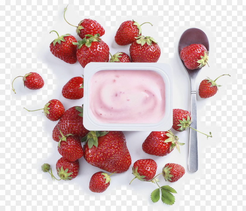 Strawberry Milk Smoothie Fruit Salad Panna Cotta PNG