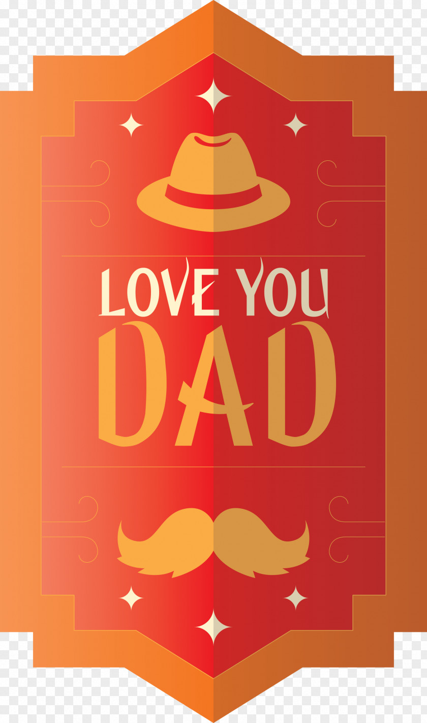 Fathers Day Label PNG