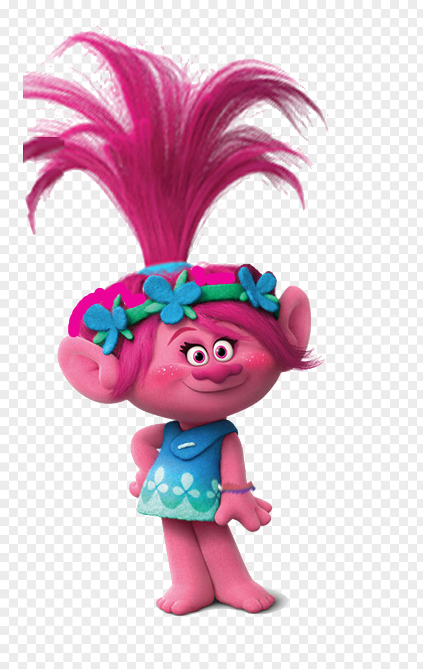 Green Character Trolls DreamWorks Animation Hair Up PNG