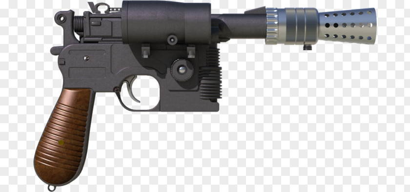 Handgun Mauser C96 Semi-automatic Pistol Firearm PNG