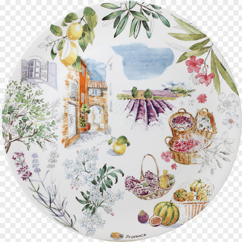 Plate Provence Faïencerie De Gien Platter PNG