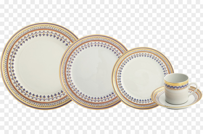 Plate Table Setting Tableware Mottahedeh & Company Porcelain PNG