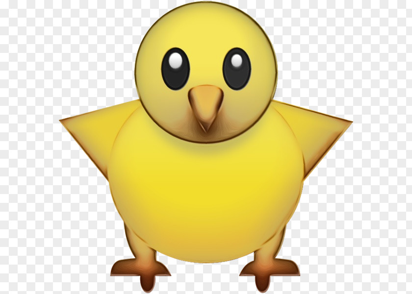 Smile Water Bird Chicken Emoji PNG