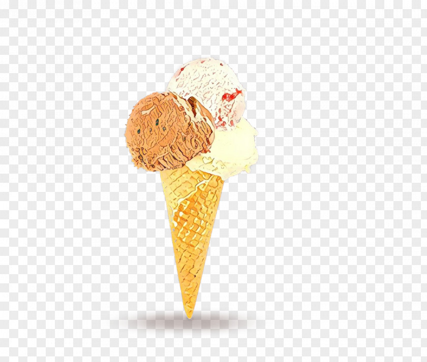 Cuisine Dish Ice Cream Cone Background PNG