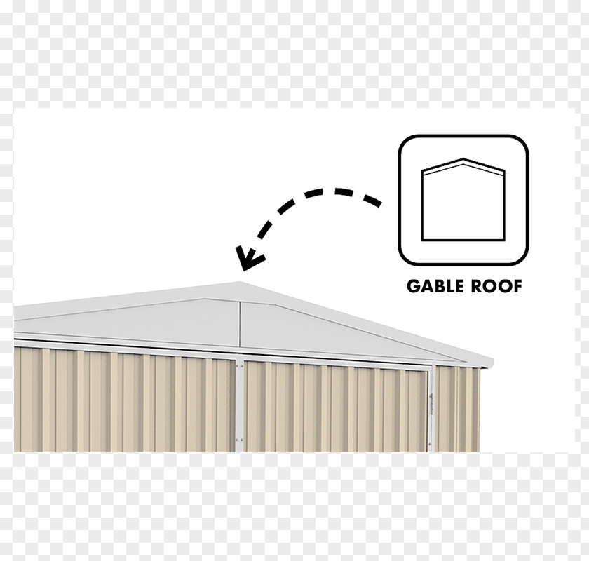 Eucalypt Gable Roof Shed Pitched PNG