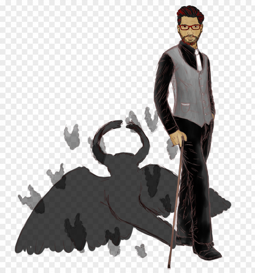Exorcist Graphic Male Cattle World Illustration Character PNG