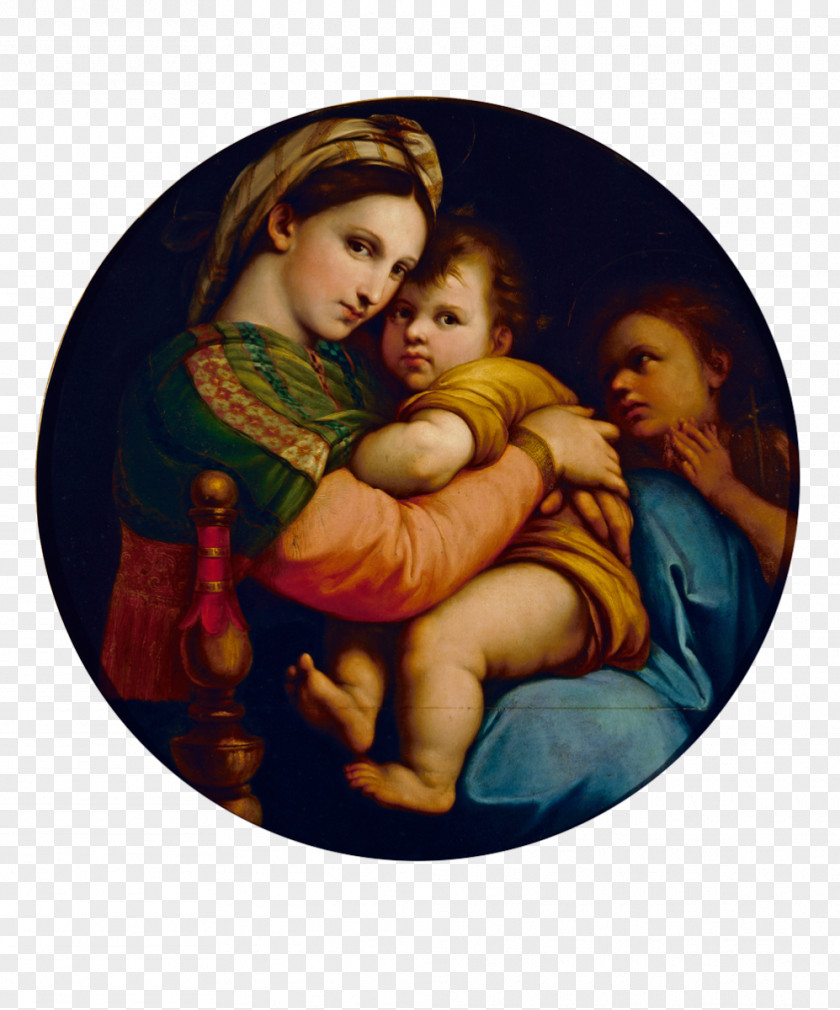 Painting Madonna Della Seggiola Anton Raphael Mengs Self-portrait PNG