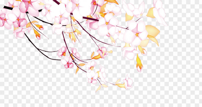 Poster Design Elements The Peach Blossom Spring Download PNG