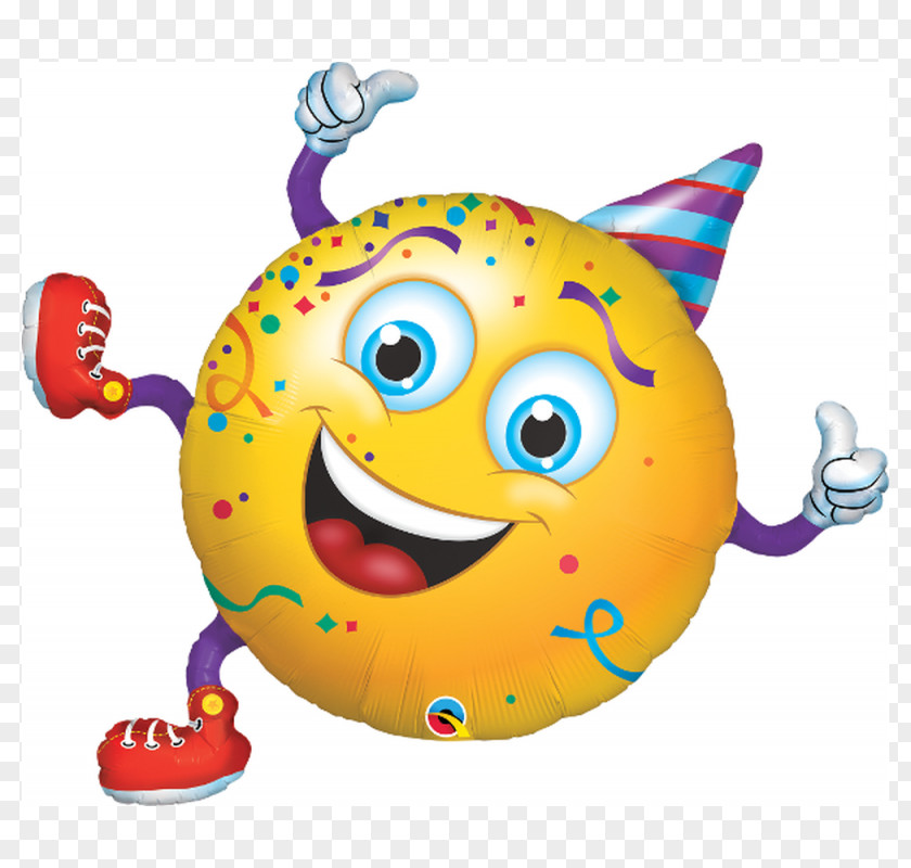 Smiley Emoticon Balloon Party Birthday PNG