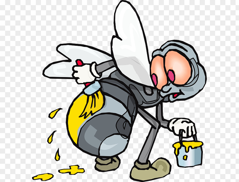 Cartoon Bee Painting Clip Art PNG
