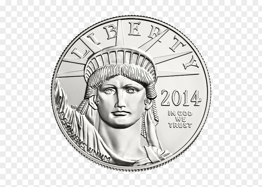 Eagle Perth Mint American Platinum Coin Bullion PNG