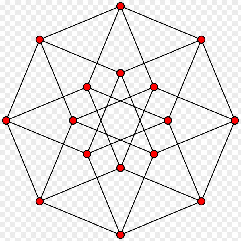 Geometric Shapes Hypercube Tesseract Petrie Polygon 10-cube PNG