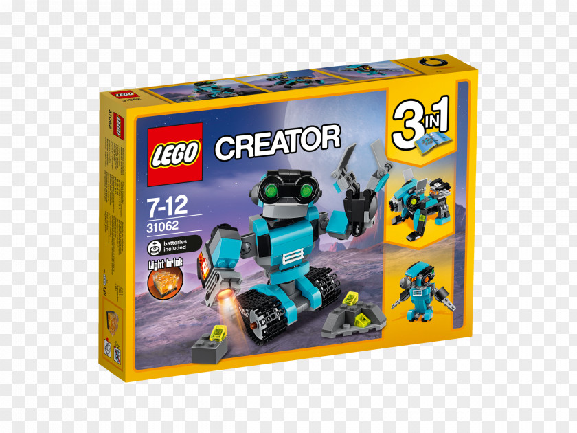 Lego Creator Racers LEGO 31062 Robo Explorer Toy PNG