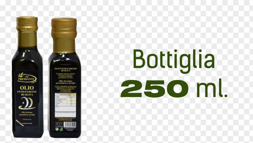 Olive Oil Montecalvo Irpino Liqueur Oleificio Glass Bottle PNG