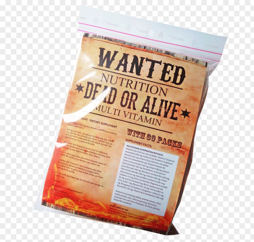 Wanted Dead Or Alive Nutrition First Nutrient Dietary Supplement Vitamin Health PNG