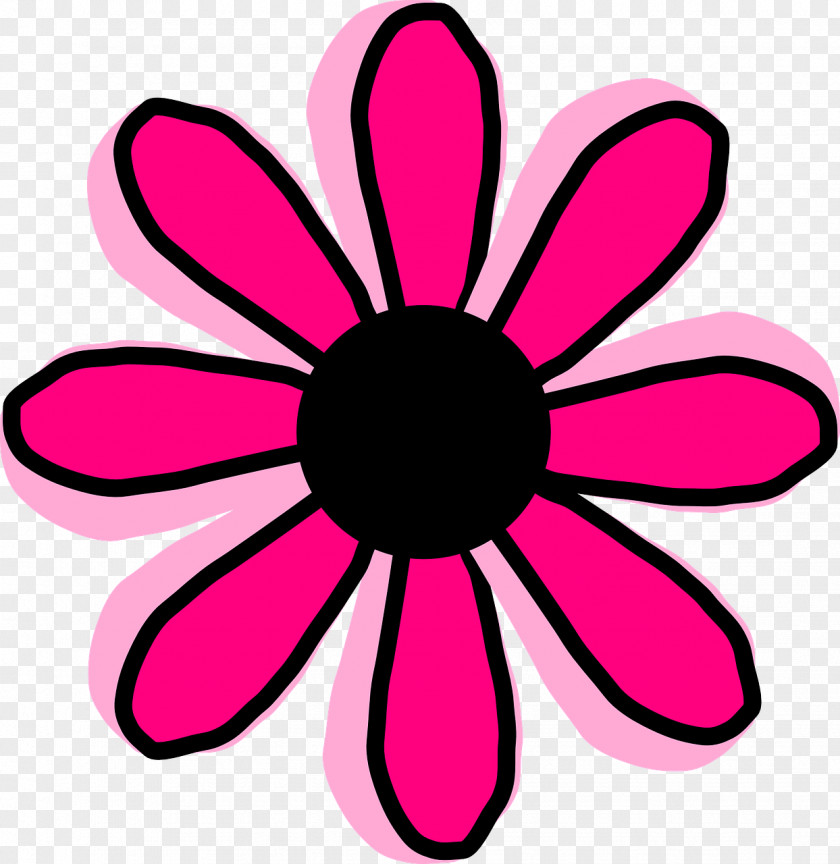 Flower Pink Color Green Clip Art PNG