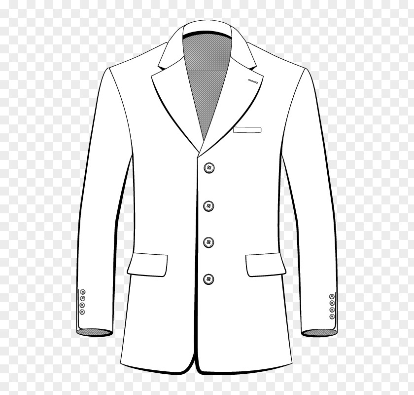Suit Blazer Collar White Sleeve PNG